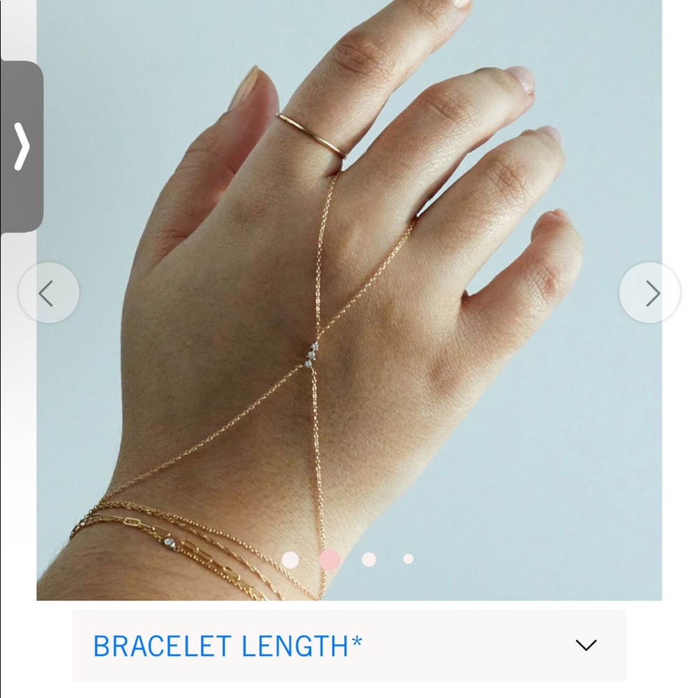 14kt gold and diamond kitten mitten